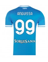 Moške Nogometnih dresov SSC Napoli Frank Anguissa #99 Domači 2025-26 Kratki rokavi Moške Nogometnih dresov SSC Napoli Frank Anguissa #99 Domači 2025-26 Kratki rokavi